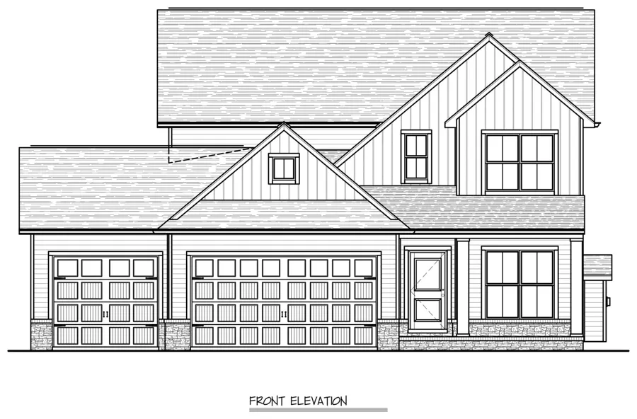 Fairfield front elevation by H&L Builders