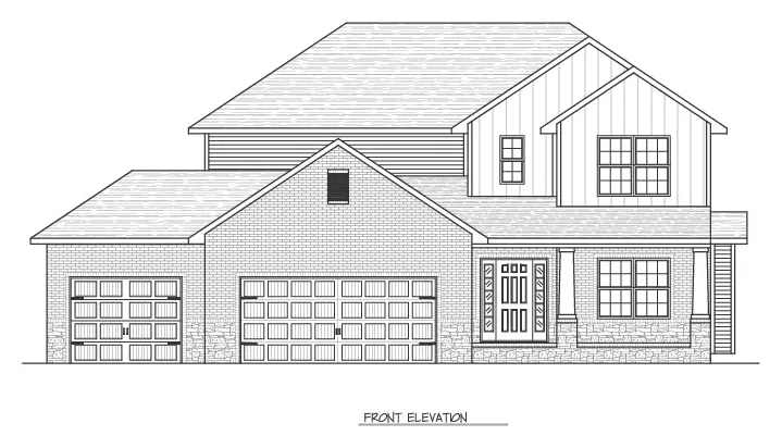 Princeton front elevation by H&L Builders
