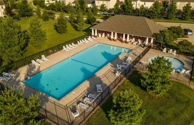 Neighborhood pool and pool house, Savannah Hills